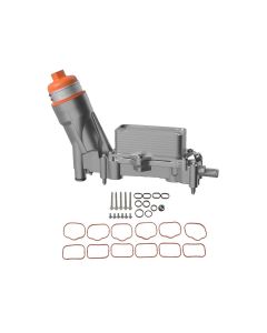 Mopar 68755454AA Dorman Aluminum Engine Oil Filter Housing with Element  for 07-26 Jeep Wrangler JK, JL, Gladiator JT, Grand Cherokee WL with 3.6L Engine