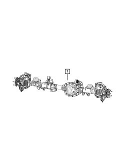 Mopar 68526130AA Front Axle for 20-21-Jeep Gladiator JT Mojave
