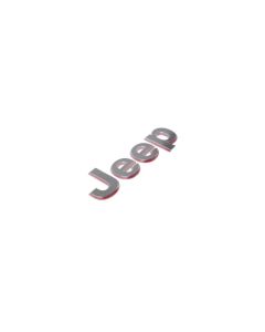 Mopar  68309633AA Front Fender " Jeep" Nameplate with Red Outline for 18-26 Jeep Wrangler JL & Gladiator JT Rubicon