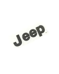 Mopar 68441751AA Front Fender "Jeep" Nameplate in Dark Gray for 18-19 Jeep Wrangler Unlimited JL Moab & Sahara