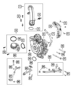 Mopar 68486949AA Seal  for 20-23 Jeep Wrangler JL & Gladiator JT