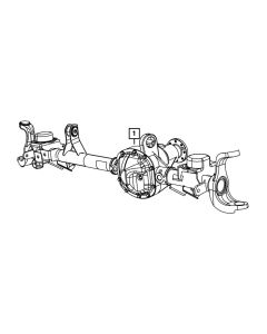 Mopar 68304506AC Front Axle for 16-18 Jeep Wrangler JK Unlimited Sport