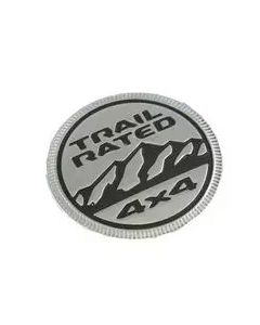 Mopar  Front Fender "Trail Rated 4x4" Badge  for 18-24 Jeep Wrangler JL & Gladiator JT