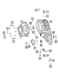Mopar 68386917AA Transfer Case Shifter Lever  for 18-19 Jeep Wrangler JL