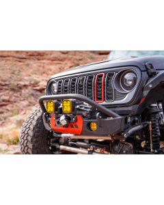 Motobilt MB1248-B Gladius Frame Chop Bumper with Bull Bar for 07-26  Jeep Wrangler JK, JL & Gladiator JT