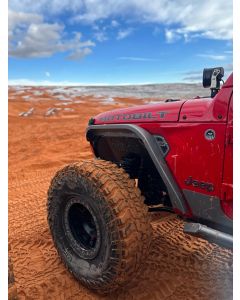 Motobilt MB1196-2 Hatchet High Line Front Fender 2" Flare in Steel for 18-26 Jeep Wrangler JL & Gladiator JT