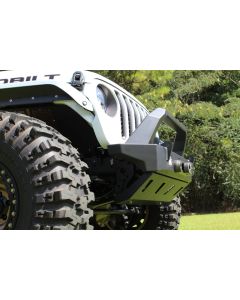 Motobilt MB1201 Skid Plate for Jeep 18-26 Jeep Wrangler JL & Gladiator JT with a Crusher HD Front Bumper