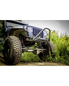Motobilt MB1000-S Stubby Front Bumper with Stinger for 87-06 Jeep Wrangler YJ, TJ & Unlimited