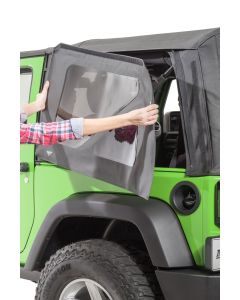 MasterTop 16020835 Replacement Rear Quarter Window Kit for 07-18 Jeep Wrangler JK with Original Factory Mopar Soft Top