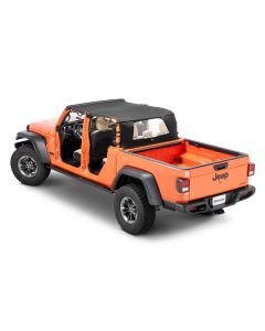 MasterTop  Bimini Top Plus & Wind Stopper Combo with Integrated Grab Handles  For Jeep Gladiator JT