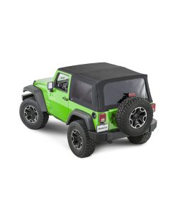 MasterTop 15601324 Complete Soft Top Kit in MasterTwill® Fabric for 07-18 Jeep Wrangler JK 