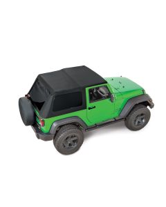 MasterTop  Frameless Fastback Replacement Top for 07-18 Jeep Wrangler JK