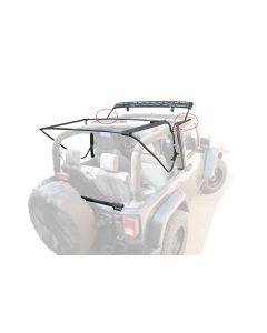 MasterTop  Factory Style Bow Replacement Bow Assembly for 07-18 Jeep Wrangler JK