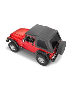 MasterTop  SkyMaster Frameless Fastback Soft Top for 97-06 Jeep Wrangler TJ
