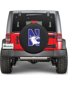 HBS TIRE COVER NORTHWESTERN 32X12 BLK