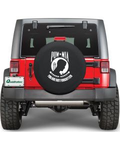 HBS TIRE COVER POW/MIA 34X8 BLK