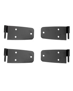 OMIX-ADA 11202.02 Full Door Hinge Set in Black for 76-93 Jeep CJ7 & Wrangler YJ