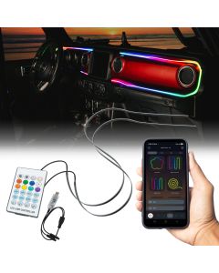Oracle Lighting 4236-332 Dynamic ColorSHIFT LED Interior Dash Board Kit for 18-23 Jeep Wrangler JL & Gladiator JT