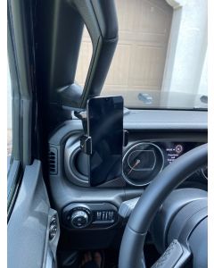 Overtread  Grab Handle Phone Mount for 18-23 Jeep Wrangler JL and Gladiator JT