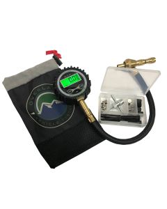 Overland Vehicle Systems 12020001 Digital Tire Deflator with Valve Stem Repair Kit & Storage Bag 