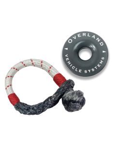 Overland Vehicle Systems  Combo Pack Soft Shackle and Recovery Ring 
