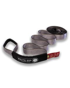 Overland Vehicle Systems  Tow Strap in Gray with Black Ends & Storage Bag 