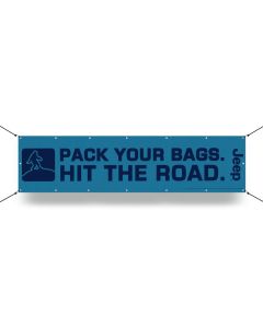 Banner - Jeep Hit The Road 18in x 72in