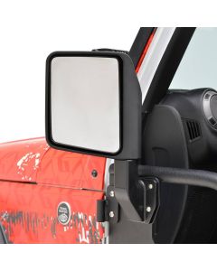 Paramount Automotive 51-0511 Tubular Door Mirrors for 76- Jeep Wrangler CJ,YJ,TJ, JK, & JL with Paramount Tube Doors