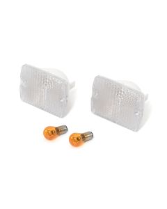 Crown Automotive RT28012 Clear Front Turn Signal Lenses for 87-93 Jeep Wrangler YJ