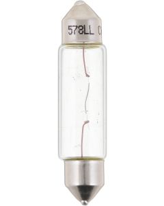 Philips 578LLB2 #578 LongerLife Miniature Bulbs - Pair 