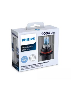 Philips 9004CVPS2 9004 CrystalVision Platinum 12V/55W Halogen Bulb Pair for 93-98 Jeep Grand Cherokee ZJ