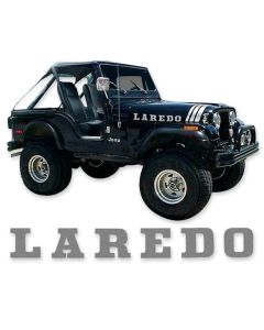 Phoenix Graphix  Laredo Vinyl Hood Graphics Kit for 70-95 Jeep CJ & Wrangler Vehicles
