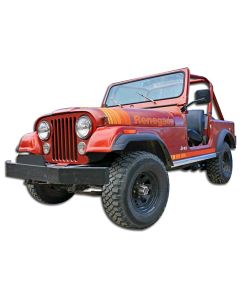 Phoenix Graphix  Renegade Vinyl Hood Graphics Kit  for 79-80 Jeep CJ5 & CJ7