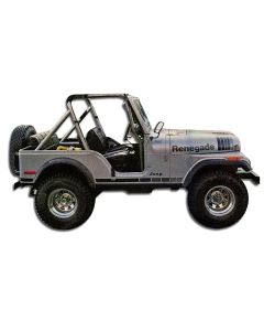 PGX RENEGADE GRAPHICS KIT 79-80 CJ SILV