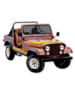 PGX RENEGADE GRAPHICS KIT 81-82 CJ YELW