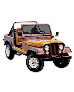 PGX RENEGADE GRAPHICS KIT 81-82 CJ RED