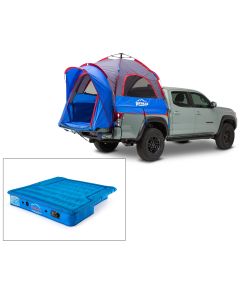 Pittman Outdoors EZ UP Truck Bed Tent with Air Bedz Inflatable Mattress Blue JT