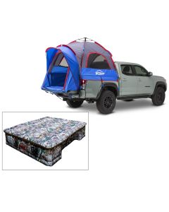 Pittman Outdoors EZ UP Truck Bed Tent with Air Bedz Inflatable Mattress Camo JT
