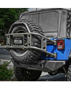 Poison Spyder 17-13-010 Body Mount Tire Carrier for 07-18 Jeep Wrangler JK