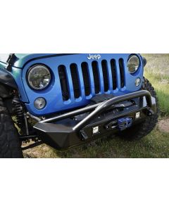 Poison Spyder 17-57-010DBTP1 Bruizer Front Bumper with Brawler Bar & D-Ring Tabs for 07-18 Jeep Wrangler JK & Unlimited JK