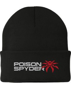 Poison Spyder 99HAT009BLK Stacked Knit Beanie 