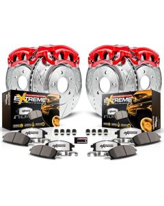 FR/RR TOW & TRUCK BRAKE KIT w/Calipers 03-06 TJ