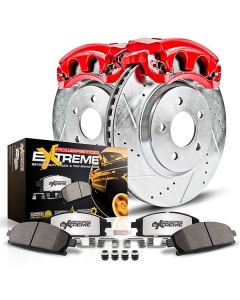 PowerStop  Z36 Truck & Tow Brake Upgrade Kit with Powder Coated Calipers for 03-06 Jeep Wrangler TJ & Unlimited