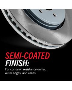 PowerStop  Z17 Semi-Coated Rotor Brake Kit for 18-26 Jeep Wrangler JL