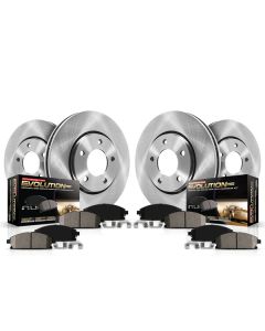 Front & Rear Z17 Stock Replacement Brake Kit 21-24 JL- 20-24 JT