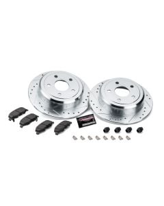 Power Stop K3090-36 Rear Z36 Extreme Performance Truck & Tow Brake Kit for 07-18 Jeep Wrangler JK