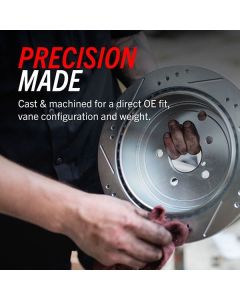 PowerStop  Evolution Drilled, Slotted & Zinc Plated Rotors for 07-18 Jeep Wrangler JK