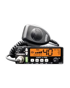 President Electronics TXUS076-1 Andy II FCC CB Radio 