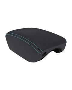 Center Console Cover for 2018+ Jeep Wrangler JL and Jeep Gladiator JT - Black and Teal