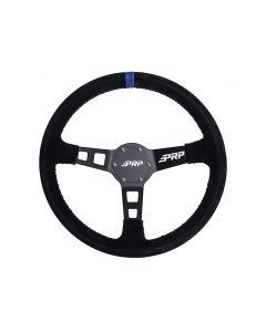 Deep Dish Suede Steering Wheel, Blue